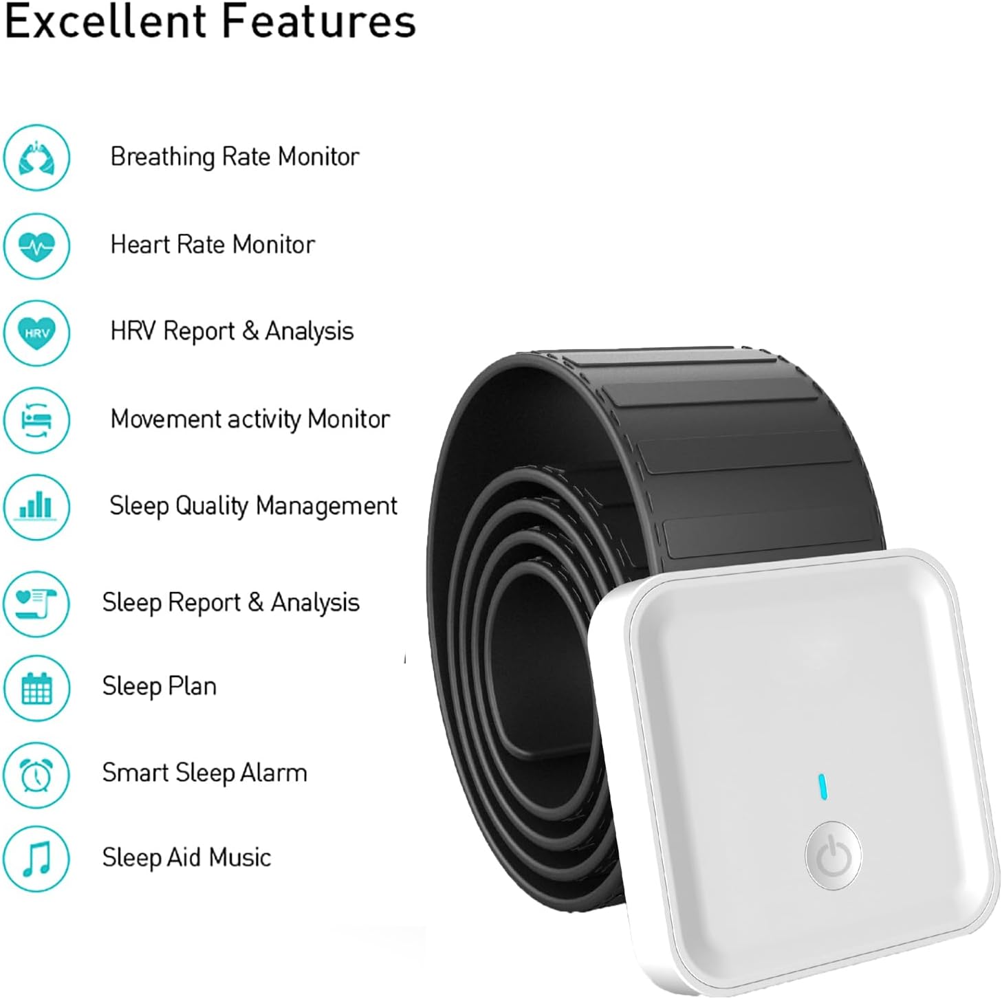Smart Sleep Analyzer Non-Contact Under Mattress Tracker