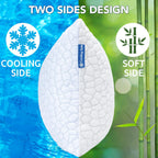 Cooling Gel Memory Foam Pillows Queen Size, Set of 2