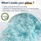Cooling Gel Memory Foam Pillows Queen Size, Set of 2
