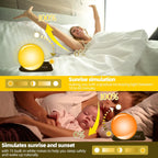 Smart Sunrise Alarm Clock with Wake-Up Light