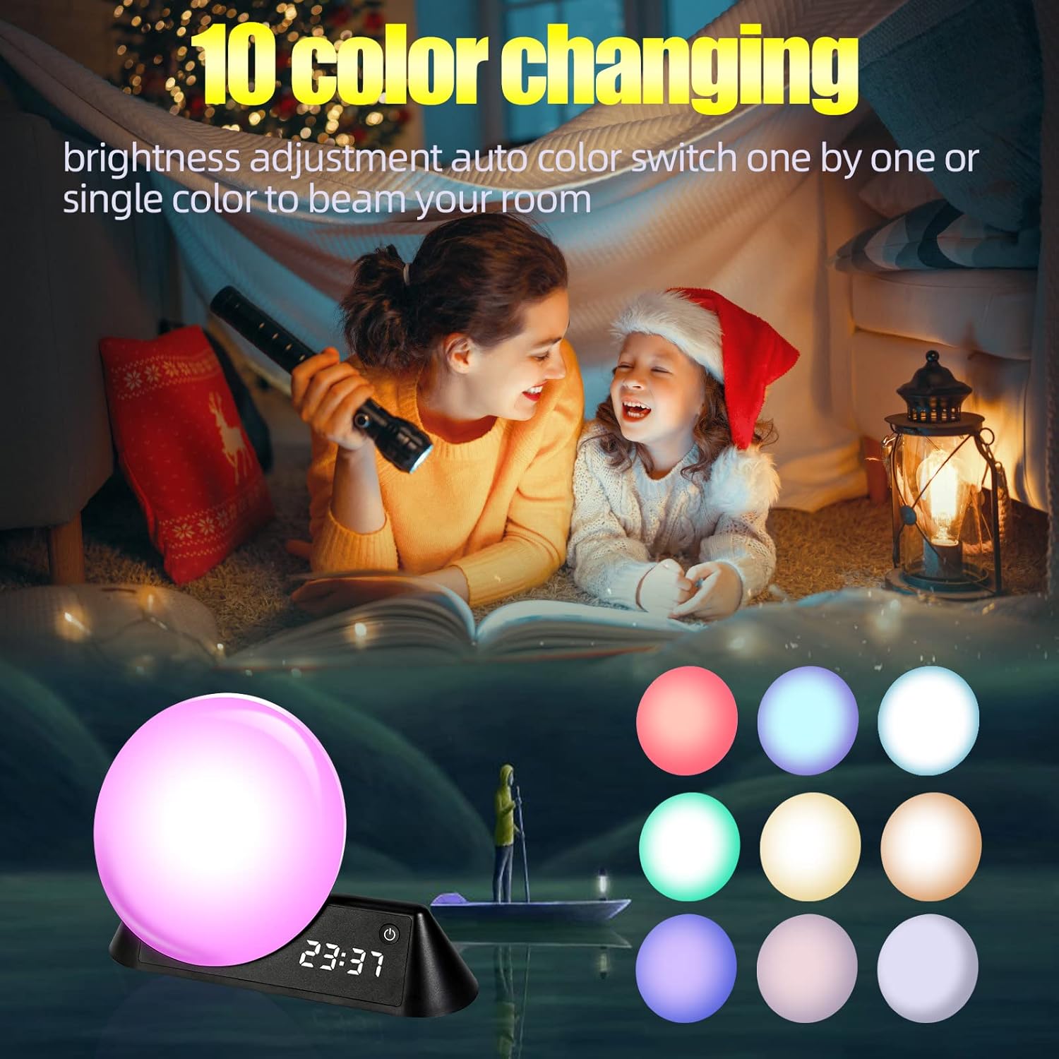 Smart Sunrise Alarm Clock with Wake-Up Light