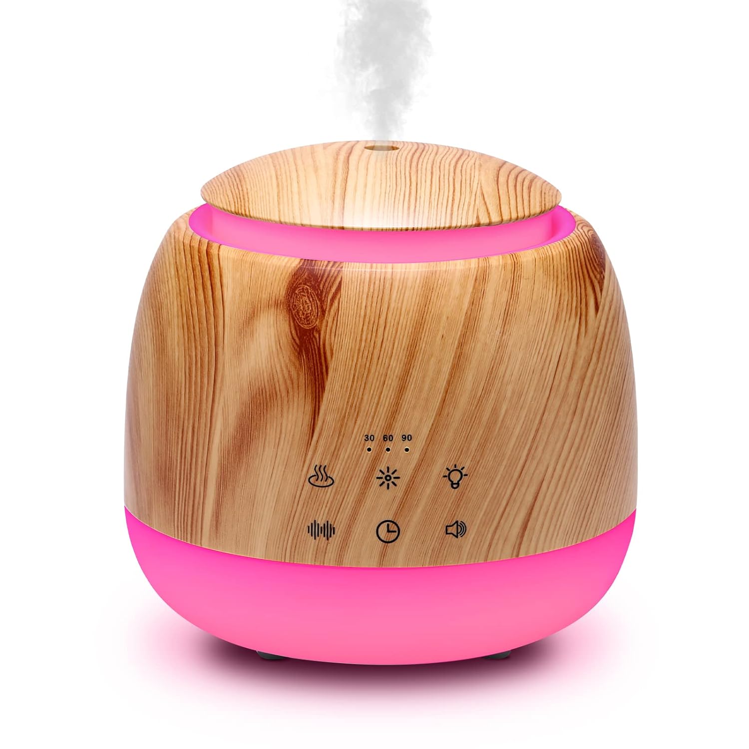 Essential Oil Diffuser & White Noise Machine Light Brown