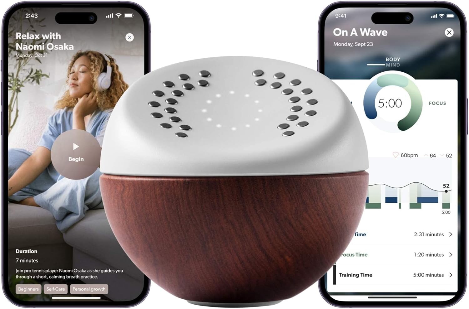 Core Meditation Trainer with Wellness App