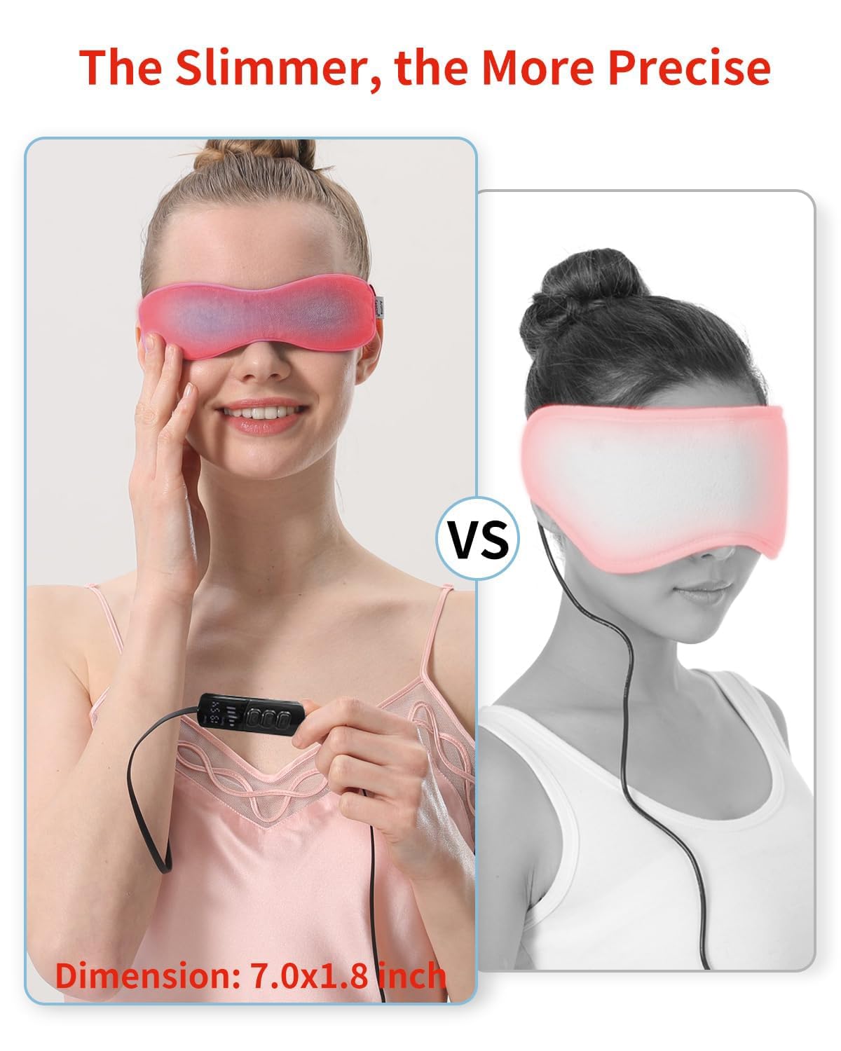 Heated Eye Mask with Flaxseed (Blue)