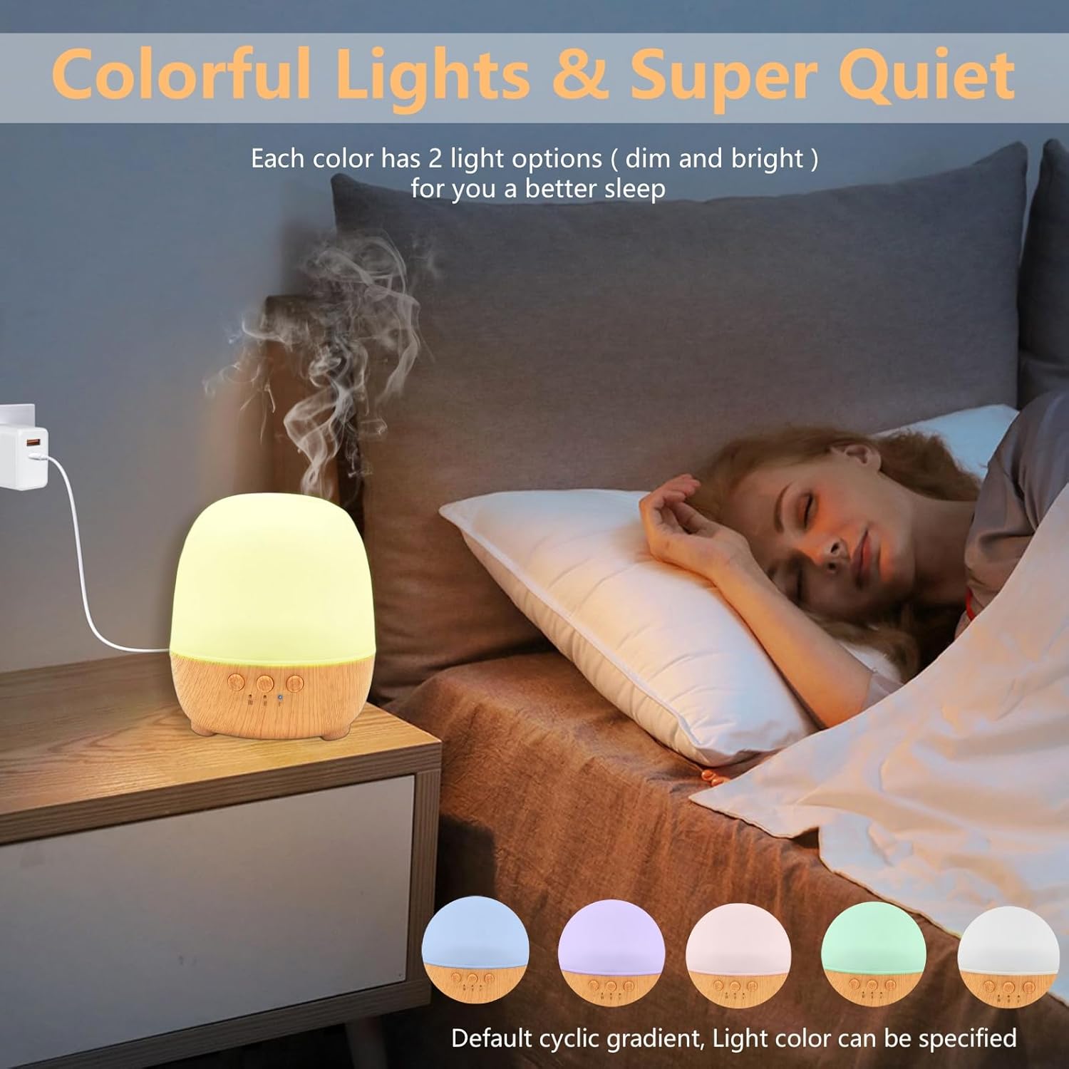 Waterless Essential Oil Diffuser with Smart Mist Control