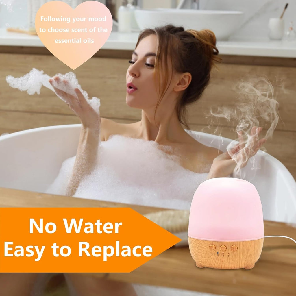 Waterless Essential Oil Diffuser with Smart Mist Control