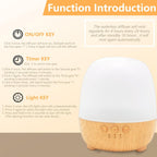Waterless Essential Oil Diffuser with Smart Mist Control